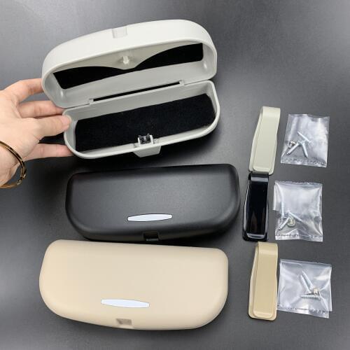 Car Accessories Sun visor Glasses Case For Toyota Prius Levin Crown Avensis Previa FJ Cruiser Venza Sienna Alphard ZELAS HIACE