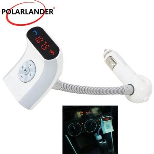 Handsfree Bluetooth V3.0 Bluetooth Car MP3 Player Cigarette Lighter Car MP3 Player Support 12-24V iphone Charging Audio Receiver