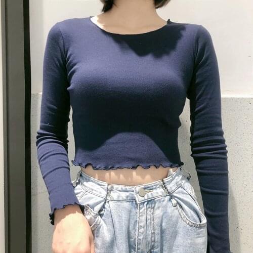 UNUTH Girls Slim Bomb Shirts 2021 Spring-Autumn Fashion Ladies Short Blouses Vintage Women Soft Cotton Tops Chic