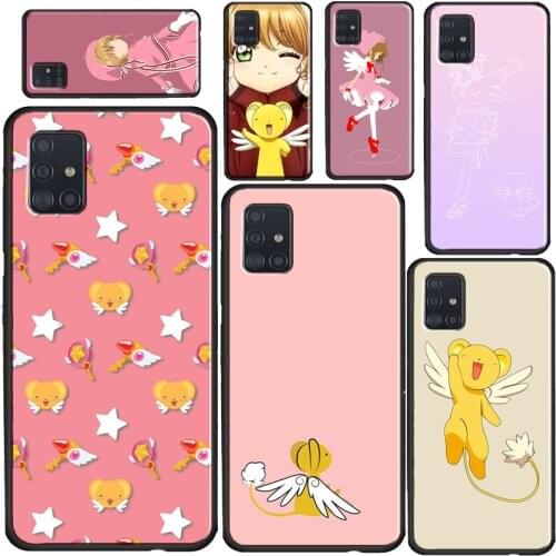 Kero chan Cardcaptor Sakura Case For Samsung Galaxy A51 A71 A31 A11 A20 A30S A40 A50 A70 A20e A21S A12 A32 A42 A52 A72