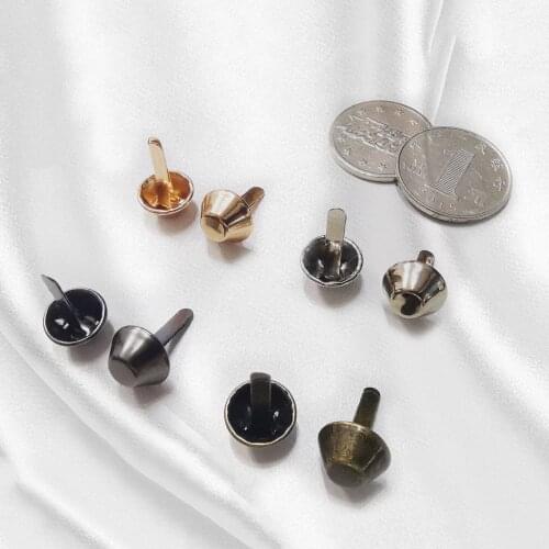 Luggage bottom metal 10pcs fittingsLong leg 12mm bag base accessories decorative rivet two foot bucket foam nail
