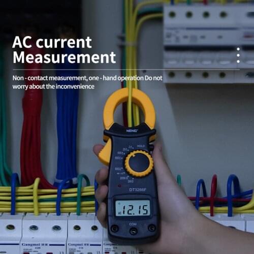 Digital Amper Clamp Meter Multimeter NCV Current Clamp Pincers Voltmeter Ammeter AC/DC Ohm Current Voltage Tester