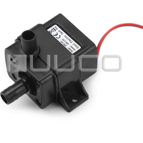 5 PCS/LOT DC12V Circulation Pump 4.8W 240LPH Ultra Quiet Brushless Motor Micro Pump Amphibious for CPU/HDD/Garden/Humidifier etc