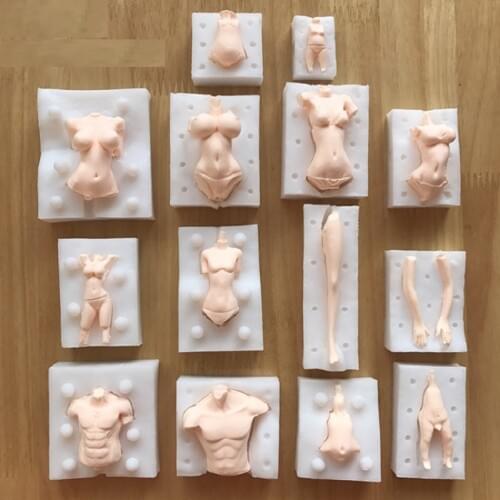 Clay Molds Professional Silicone Human Body Mold DIY Soft Mold Workmanship Quality Handwork Artifact Quality 2020New Lovely Hot