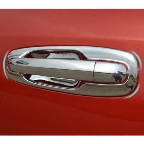 For Daewoo Lacetti / Nubira / Gentra 2004-2009 Car Styling Chrome Door Handle & Door Bowl Cub Trim Cover 2005 2006 2007 2008