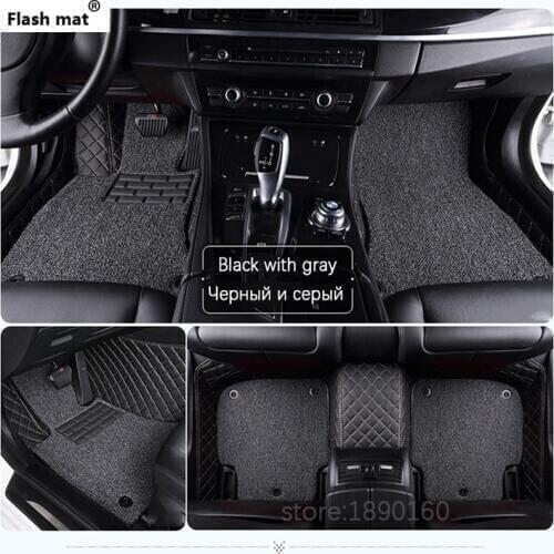 Flash mat car floor mats for Daewoo Matiz Nexia Tosca Kalos Evanda Magnus REXTON car carpet cover accessories Auto foot mats