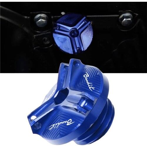 Oil Filler Cap FOR SUZUKI Bandit 400 600 650 1200 1250 1250S Motorcycle Accessories Engine Oil Drain Plug Sump Nut Cup Cover