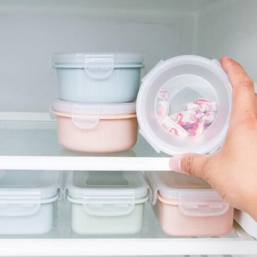 Silicone Collapsible Portable Lunch Box Microwave Oven Bowl Round Folding Bento Box Eco-Friendly Food Storage Container Lunchbox