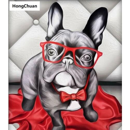 Fashion puppy fast delivery 5D DIY square/round diamond painting mosaic diamond cross stitch home decoration art gift