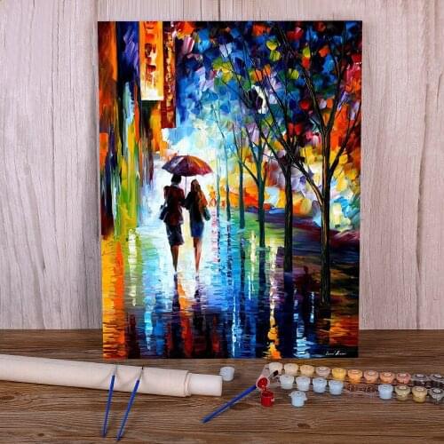 Invitation DIY Paint By Numbers Kit Acrylic Paints 50*70 Picture By Numbers Photo Decoration Kids Wholesale Drawing