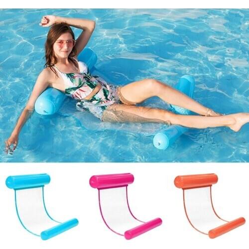 Inflatable Water Toy Hammock recliner floating Swim Float Mattress Bed Chair Party lounge bed for swimming