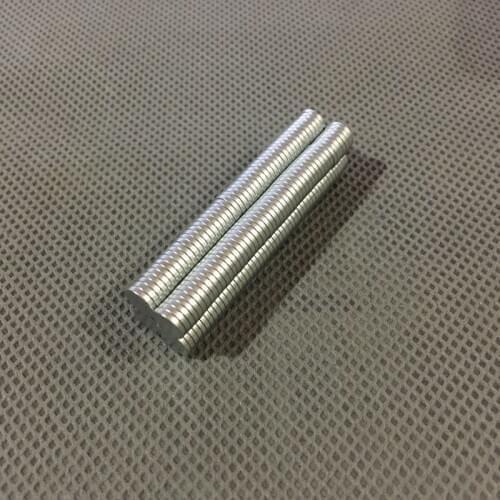 6 x 1 mm Neodymium Disc Super Strong Rare Earth N35 Small Fridge Magnets