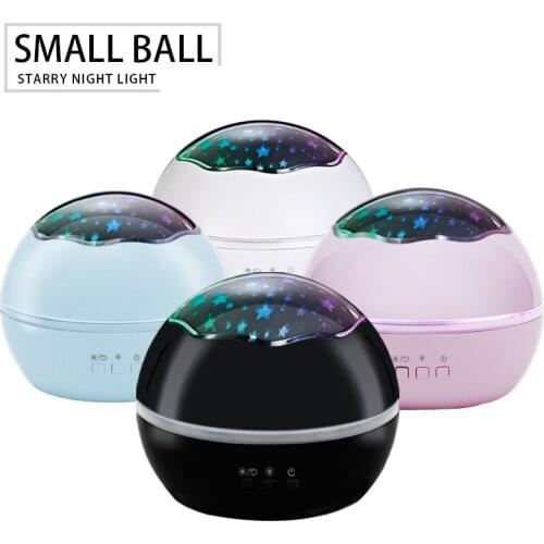 Novelty Luminous Toys Romantic Starry Sky LED Night Light Projector Battery USB Night Light Creative Birthday Toys For Children