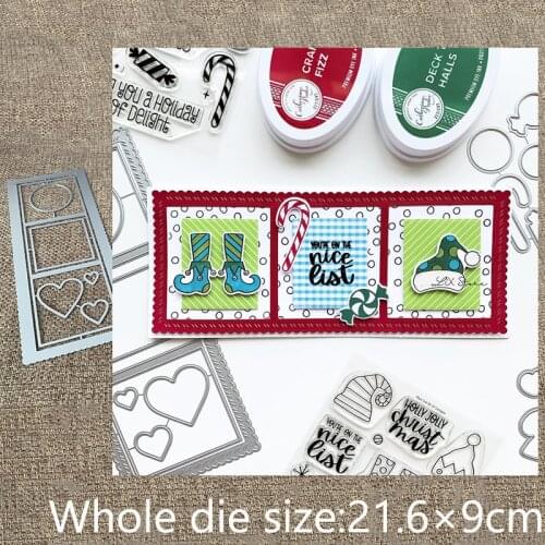 New Design Craft Metal stencil mold Cutting Dies Essentials Slimline frame scrapbook die cuts Album Paper Card Craft Embossing