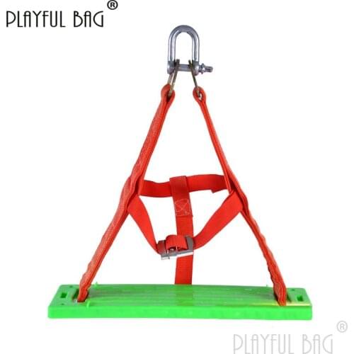PB Playful bag Safety rope wood seat board High place working Hanging seat board Safety protection equipment Anti fall ZL116