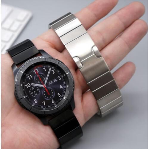 For Samsung Gear S3 Classic Frontier Wrist Strap Newest link Bracelet Stainless Steel Watch Band For Huawei Watch 2Pro 22mm Band