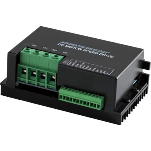 24V 300W dc Reversible Brush DC Motor Controller Froward&Reverse Braking Soft Start Pluse Control 24V pwm dc motor controller