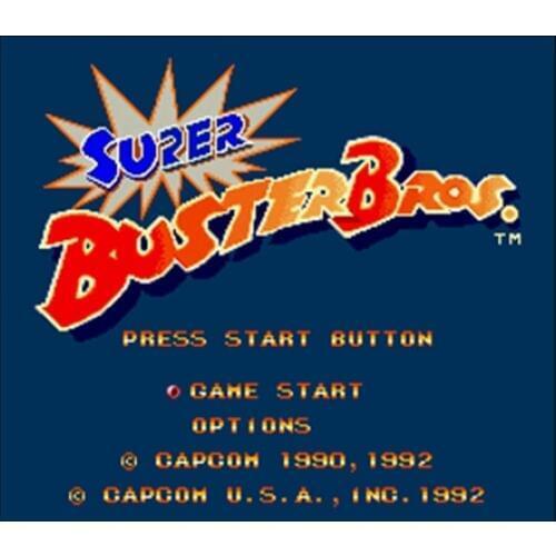 Super Buster Bros. 16 bit Big Gray Game Card For NTSC Game Player Drop Shipping