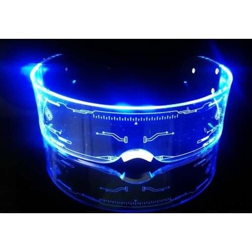 Led Glasses Neon Party Luminous Glasses Light Up Glasses Rave Costume Party Decor Sunglasses Halloween Decoration