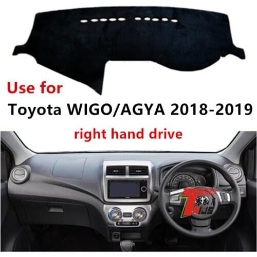 TAIJS Right Hand Drive New Arrival Car Dashboard Cover Mat Use For TOYOTA WIGO / AGYA 2018-2021