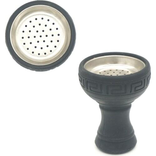1Pcs Hookah Bowl Refractory Silicone Shisha Bowls Sheesha Chicha Narguile Smoke Pipe Tobacco Cigarette Accessories Chicha