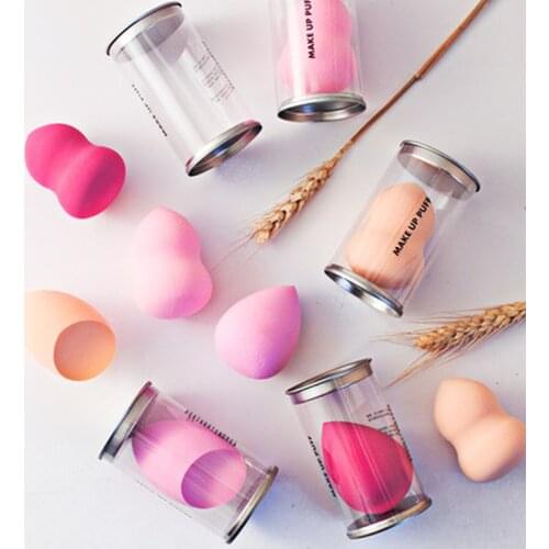 1PC Gourd Shape Puff Beauty Egg Drop Shape Puff Makeup Egg Makeup Egg Cushion Sponge Egg Puff Boxed Beauty Makeup Puff