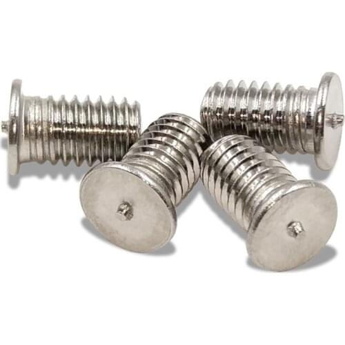 200PCS/LOT 304 Stainless Steel M3*4/5/6/8/10/12/16/20/25/30/35 Welding Bolt Spot Welding CD Stud Screw Welding Bolts