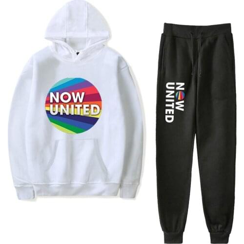 2020 Better Album Tracksuit Hoodies + Sweatpants Pullover UN Team Harajuku Male Winter Sweatshirt Men Now United Tracksuits Sets