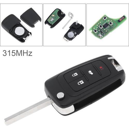 315Mhz 4 Buttons Keyless Entry Remote Key Fob OHT01060512 for Chevrolet Camaro / Cruze / Equinox / Malibu / Sonic 2010-2017
