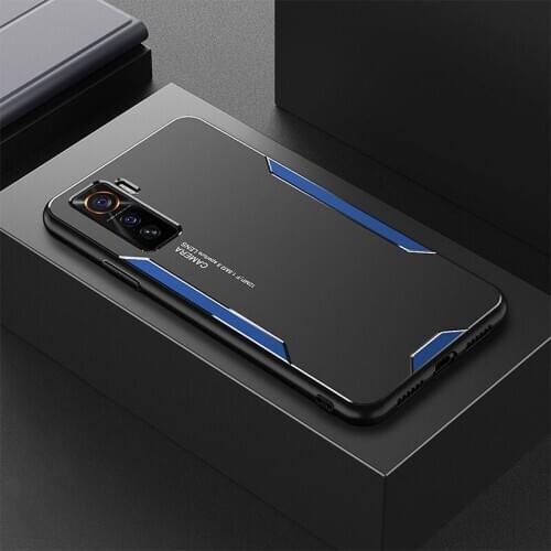 Aluminum alloy Cover Phone Case For Vivo iqoo 7 5 Pro iqoo Neo 3 Z1 Z1X Back Cover For Vivo V17 Neo Y9S iqoo Pro 3 Metal Cases