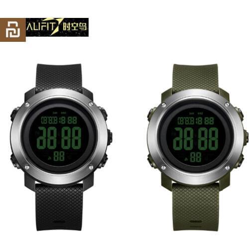 Youpin ALIFIT Digital Watches Multifunctional Outdoor Waterproof Noctilucent Display Calender Alarm Countdown Sports Watch