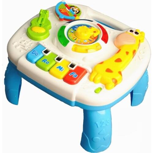 Baby Toys 13-24 Months Musical Games Table Educational M Toys For Baby Brinquedos Para Bebe Oyuncak Baby Boy Toys