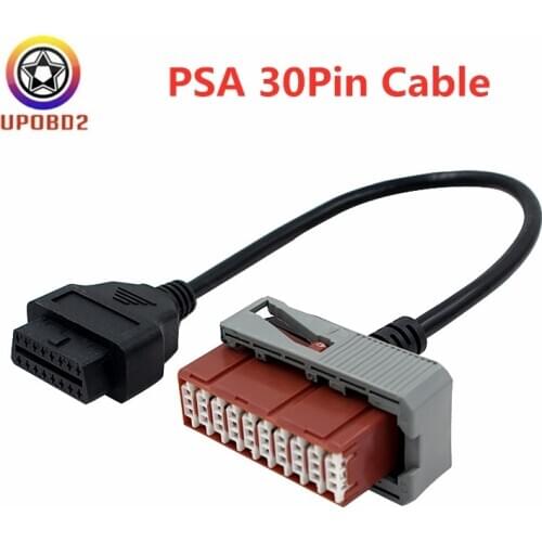 PSA 30Pin Cable For Lexia3 Diagnostic Tool For Old Citroen/Peugeot Cars OBD2 38 Pin to OBDII 16 Pin Connector Transfer Adapter