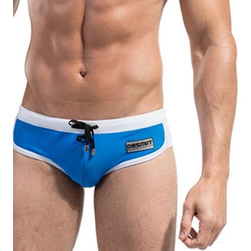 A526 Desmiit Brand Mens Man Swimwear Swimsuits Sunga Brief Beach Board Surf Swimming Wear Bikini Men Swim Boxer Shorts Trunks