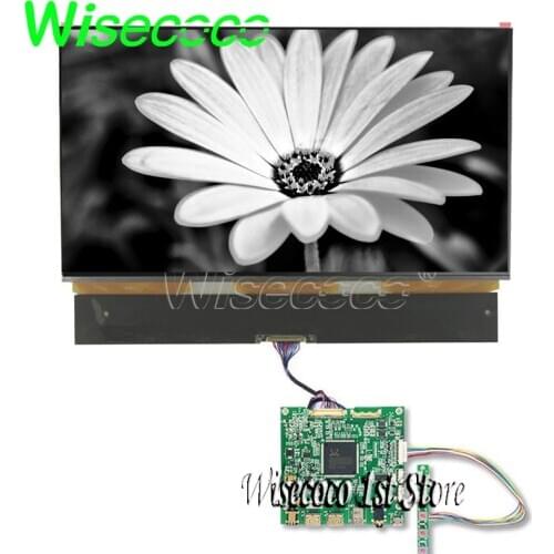 Wisecoco 13.3 inch UHD 4k monochrome lcd mono display module open cell for 3D Printer high transmittance Driver Board