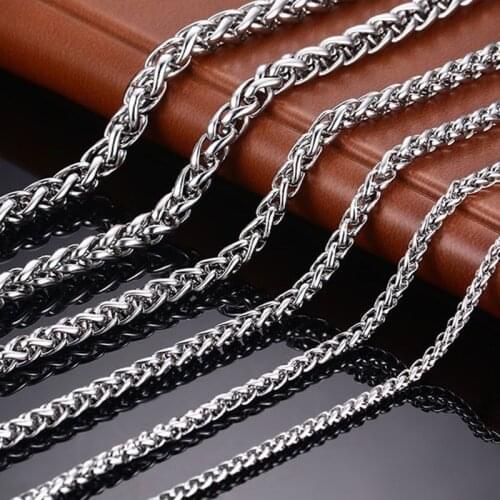 Mens Neck Chains for Men Stainless Steel Necklaces Keel Chains Necklaces Large Jewelry on The Neck Steampunk Male Accessories