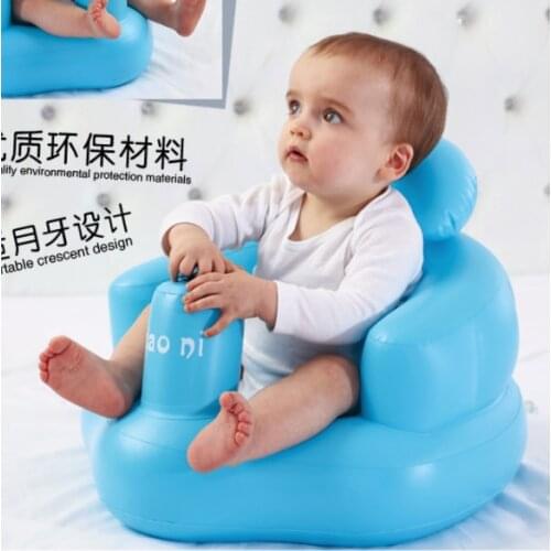 Inflatable Shower Chair Portable Sofa Kids Baby Seat Chair Sofa Bath Seats Multipurpose Bath Stool for Girls Boys Bath Chair