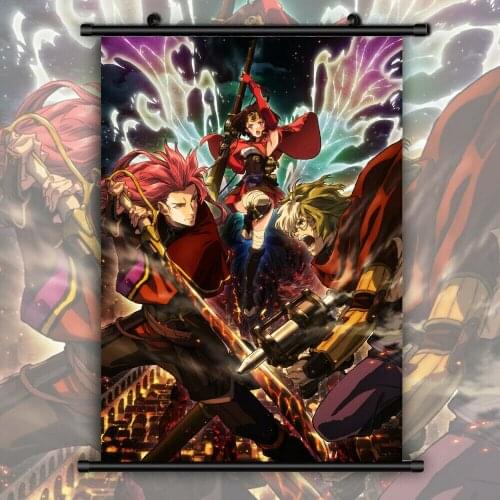Koutetsujou no Kabaneri Anime Wall Poster Scroll Room Decor