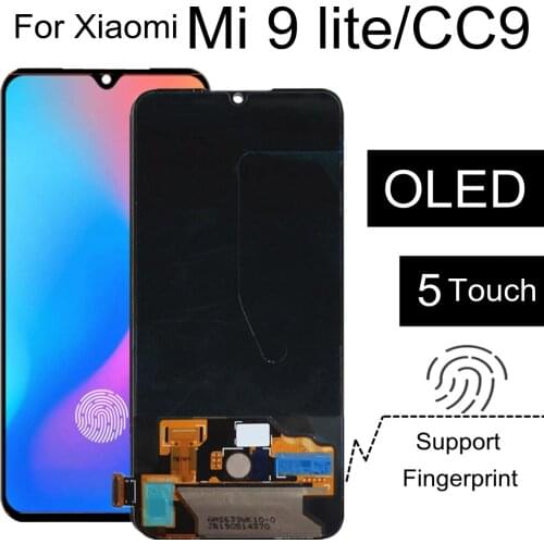 OLED screen For Xiaomi Mi 9 Lite Mi9 Lite LCD Display Touch Screen Digitizer Assembly For XiaomiMi CC9 MI CC9 LCD Screen