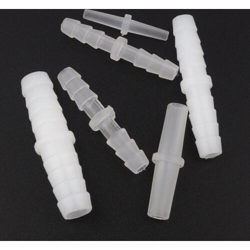 Wholesale 100pcs/lot 3-10mm Plastic Connectors Flat Mouth/Pagoda Hose Joints Drip Irrigation Aquarium Tank Air Pump Aerator Part