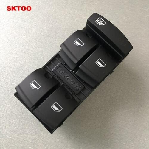 SKTOO Master Power Window Switch for Audi A3 8P1 8PA 2003-2014 fit for Audi Q7 4L 2006 2007 2014 SUV 4F0959851F