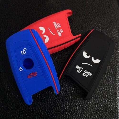 Smart FOB Dont Douch My Key Holder Case For BMW F10 F20 F30 F40 X1 X3 X4 M1 M2 M3 E34 E36 E39 E46 1 5 7 Series Silicone Cover