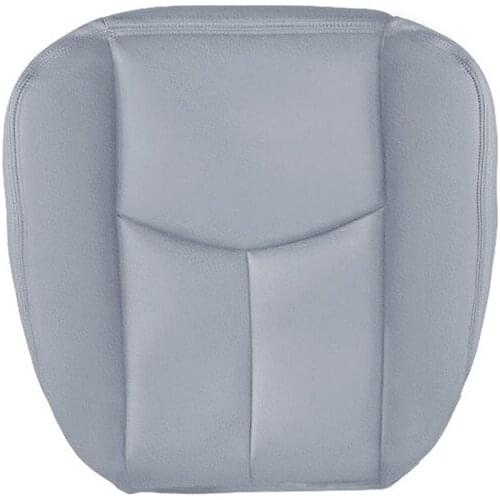 Driver Bottom Replacement Seat Cover for 2003 - 2006 Chevy Tahoe Silverado Gray