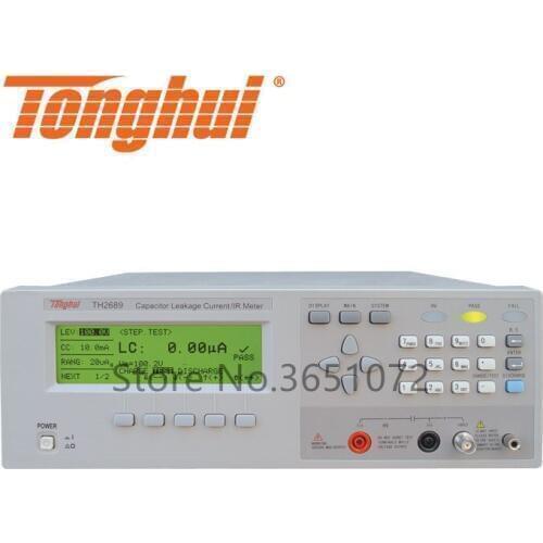 TH2689 800V Vlotage Output Leakage Current IR Meter LC: 0-20.00mA; IR: 0.01kohm-99.99G ohm, Max Charging Current 500mA