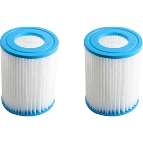Top!-2 Pcs Filter Cartridge Replacement Filter Cartridge for Pool Filter Pump Swimming Pool Pump Filter Cartridge,Blue