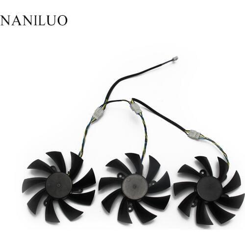 87MM PLA09215B12H VEGA56 VEGA64 For DATALAND POWERCOLOR Radeon RX Vega 56 64 Red Devil Graphics Card Cooling Fan