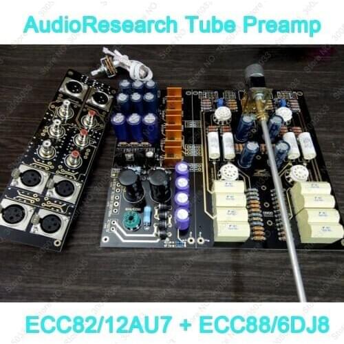 Hi-End AudioResearch ARC Tube Preamplifier Balanced/RCA IN&OUT,12AU7/ECC83+ECC88/6DJ8 Preamp DIY Kit