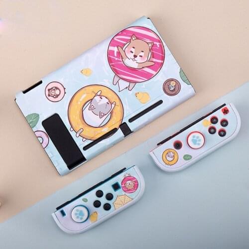 Cartoon Cat Switch Protective Shell PC Hard Back Cover Shell Housing NS Game Console Case For Nintendo Switch Accessories