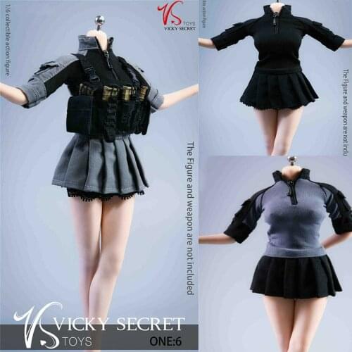 1/6 VSTOYS 19XG67A/B/C Female Combat Uniform Skirt Clothes Fit 12'' PH TBL Body In Stock