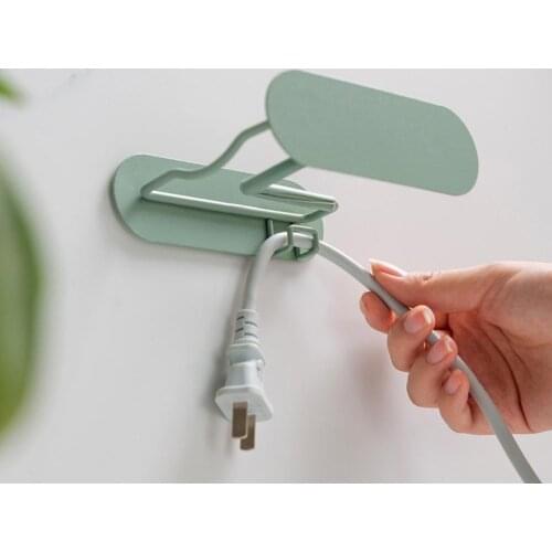 1 Set Hair Dryer Holder Stable Punch-free Fashion Wall Mounted Storage Rack Hair Dryer Blower Comb Holder for Home Storage Holde